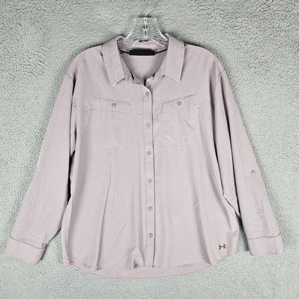 Under Armour Tide Chaser‎ 2.0 Shirt Womens Fishing Large Long Sleeve 1327472